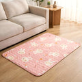 Tapis imperméable en coton rose ou bleu pour chien