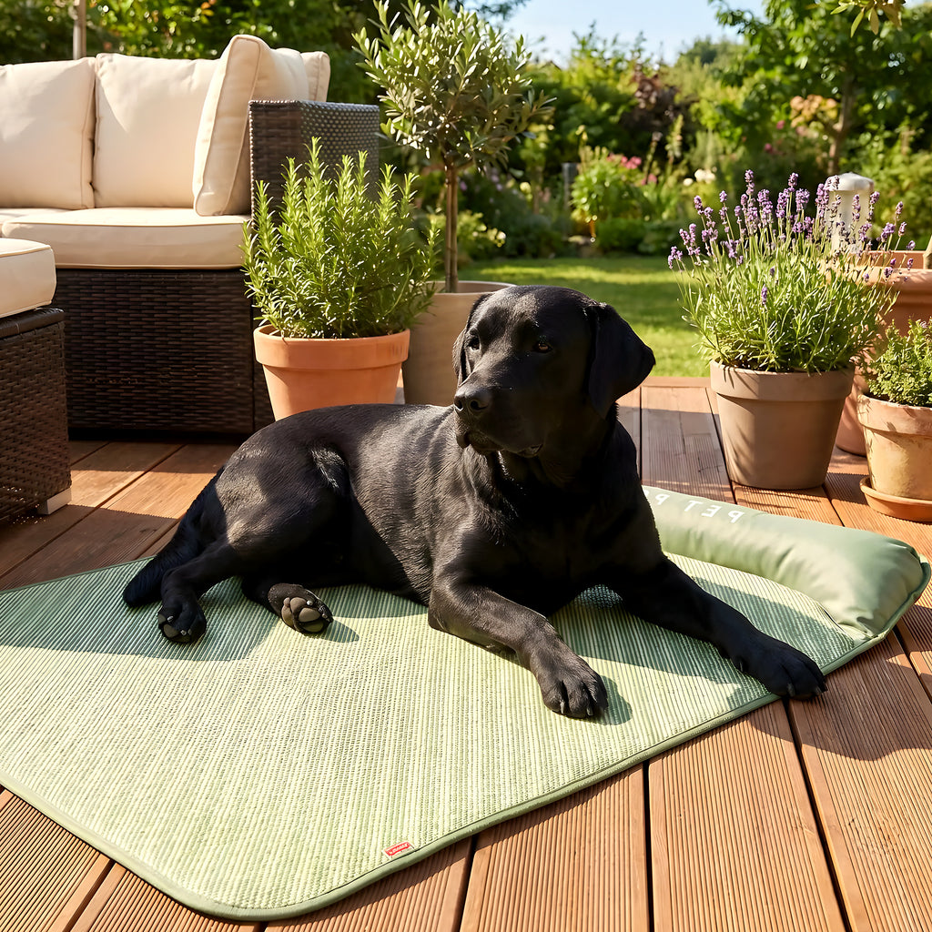 Tapis rafraîchissant 3 couches en rotin, 4 tailles