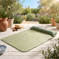 Tapis rafraîchissant 3 couches en rotin, 4 tailles