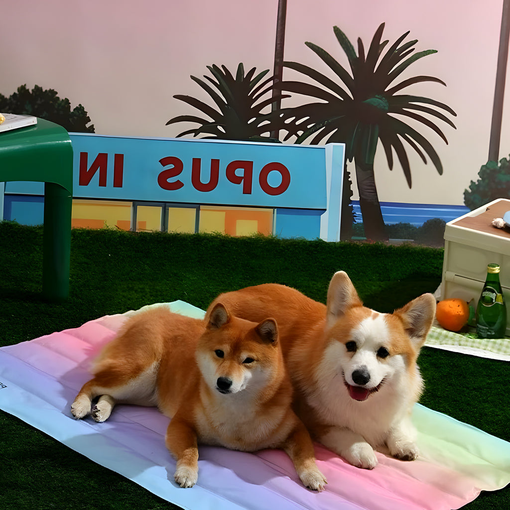 Tapis rafraîchissant au gel pour chien, S à XL