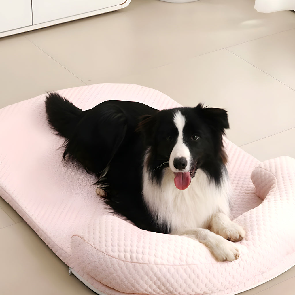 Tapis rafraîchissant orthopédique avec traversin, 4 couleurs