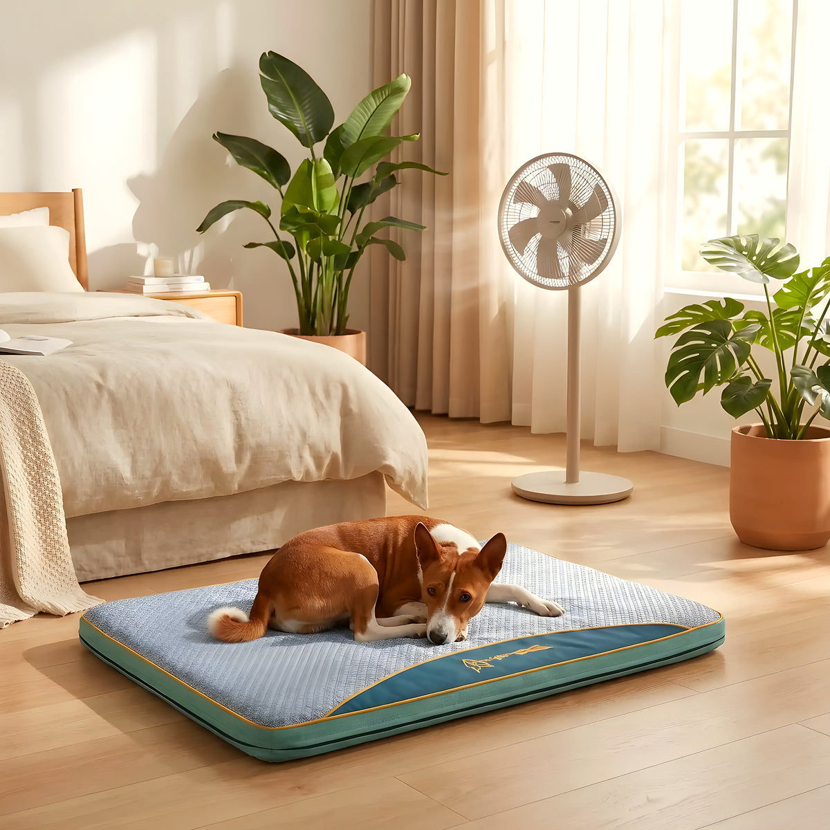 Tapis rafraîchissant orthopédique XXL pour chien