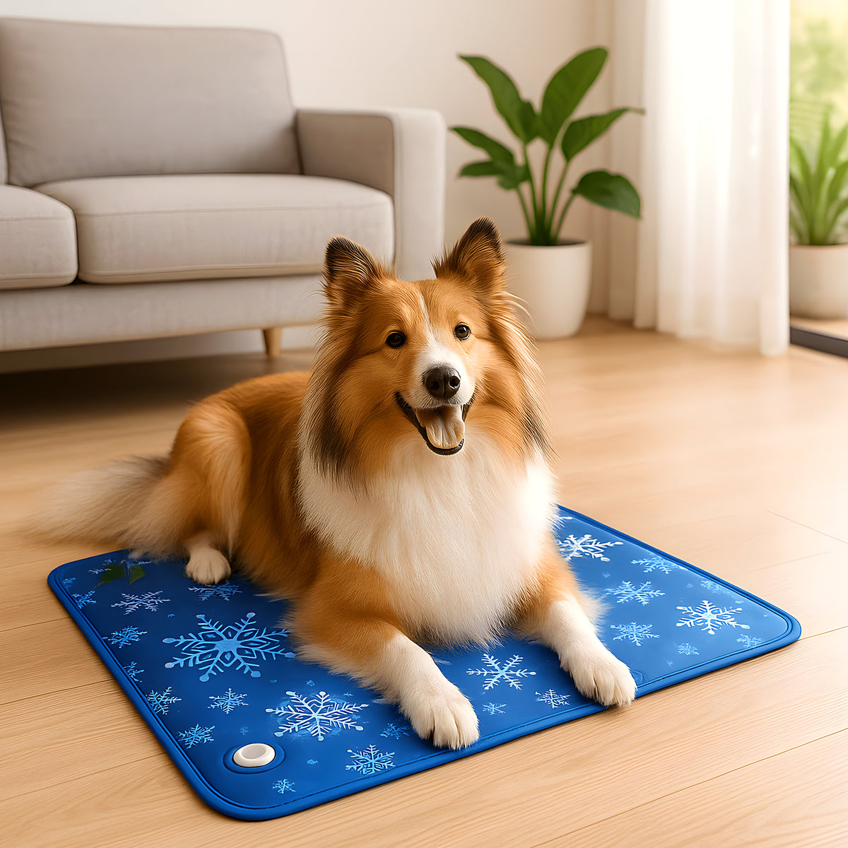 Tapis rafraîchissant PVC motif glace ou ours pour chien