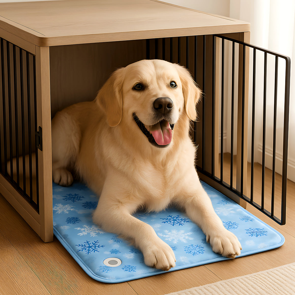 Tapis rafraîchissant PVC motif glace ou ours pour chien