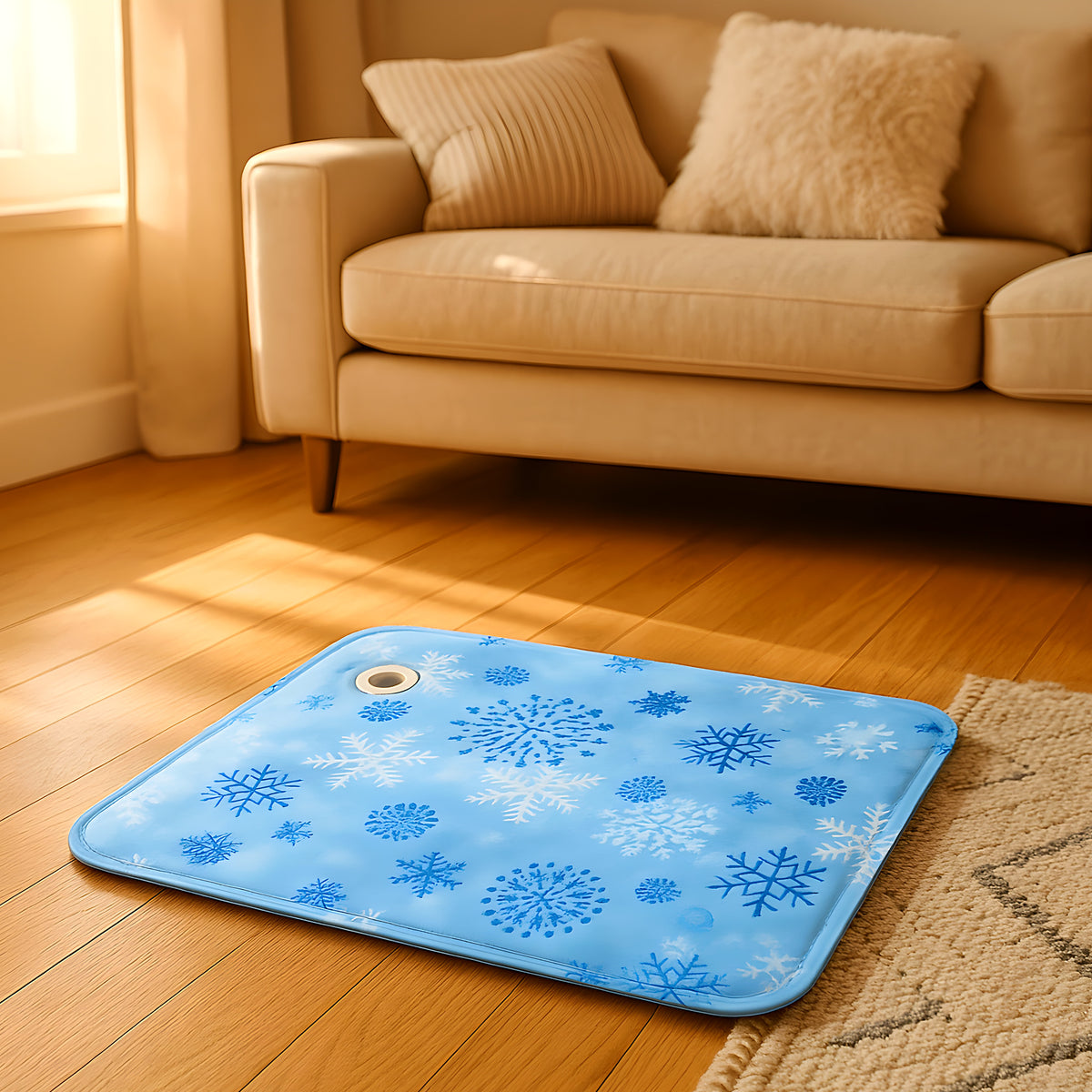 Tapis rafraîchissant PVC motif glace ou ours pour chien