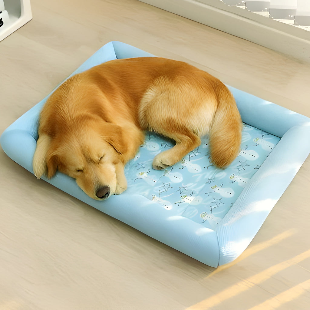 Tapis rafraîchissant sans eau ni congélation pour chien