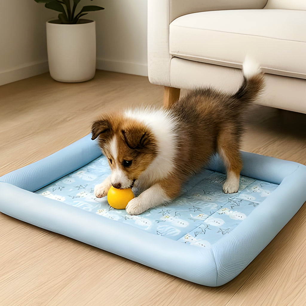 Tapis rafraîchissant sans eau ni congélation pour chien