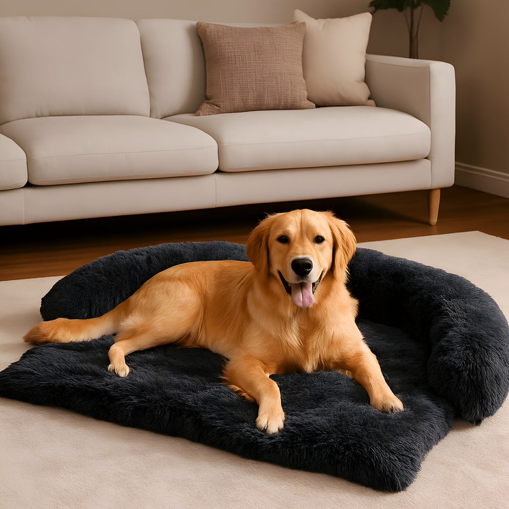 Tapis XXL avec traversin pour grand chien jusqu'à 45 kg