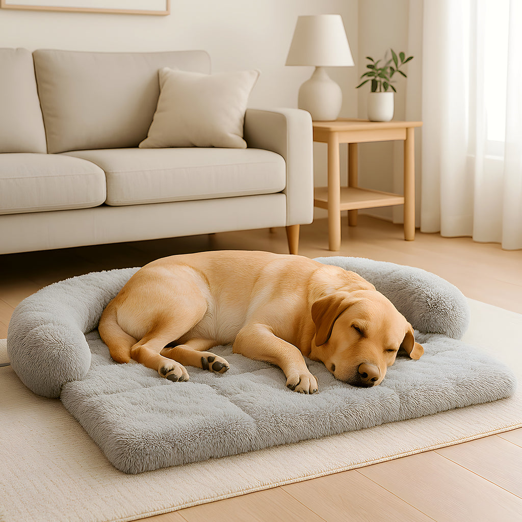 Tapis XXL avec traversin pour grand chien jusqu'à 45 kg