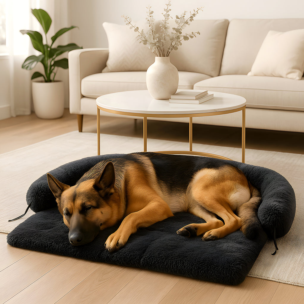 Tapis XXL avec traversin pour grand chien jusqu'à 45 kg