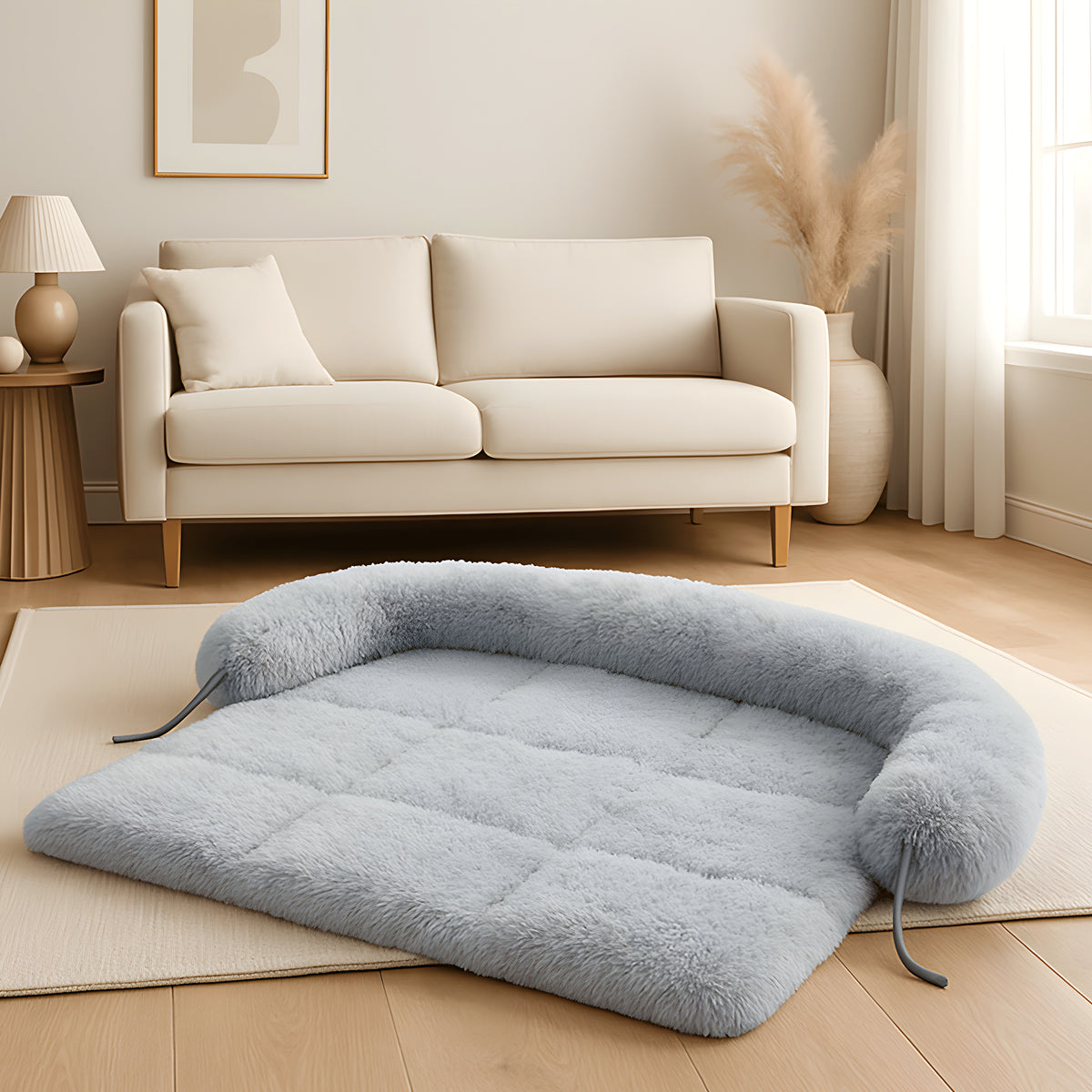 Tapis XXL avec traversin pour grand chien jusqu'à 45 kg