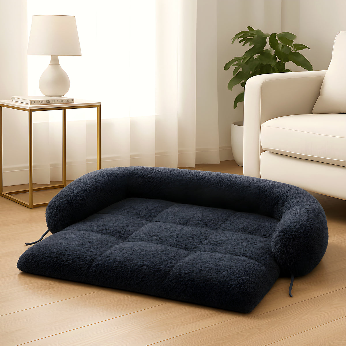 Tapis XXL avec traversin pour grand chien jusqu'à 45 kg