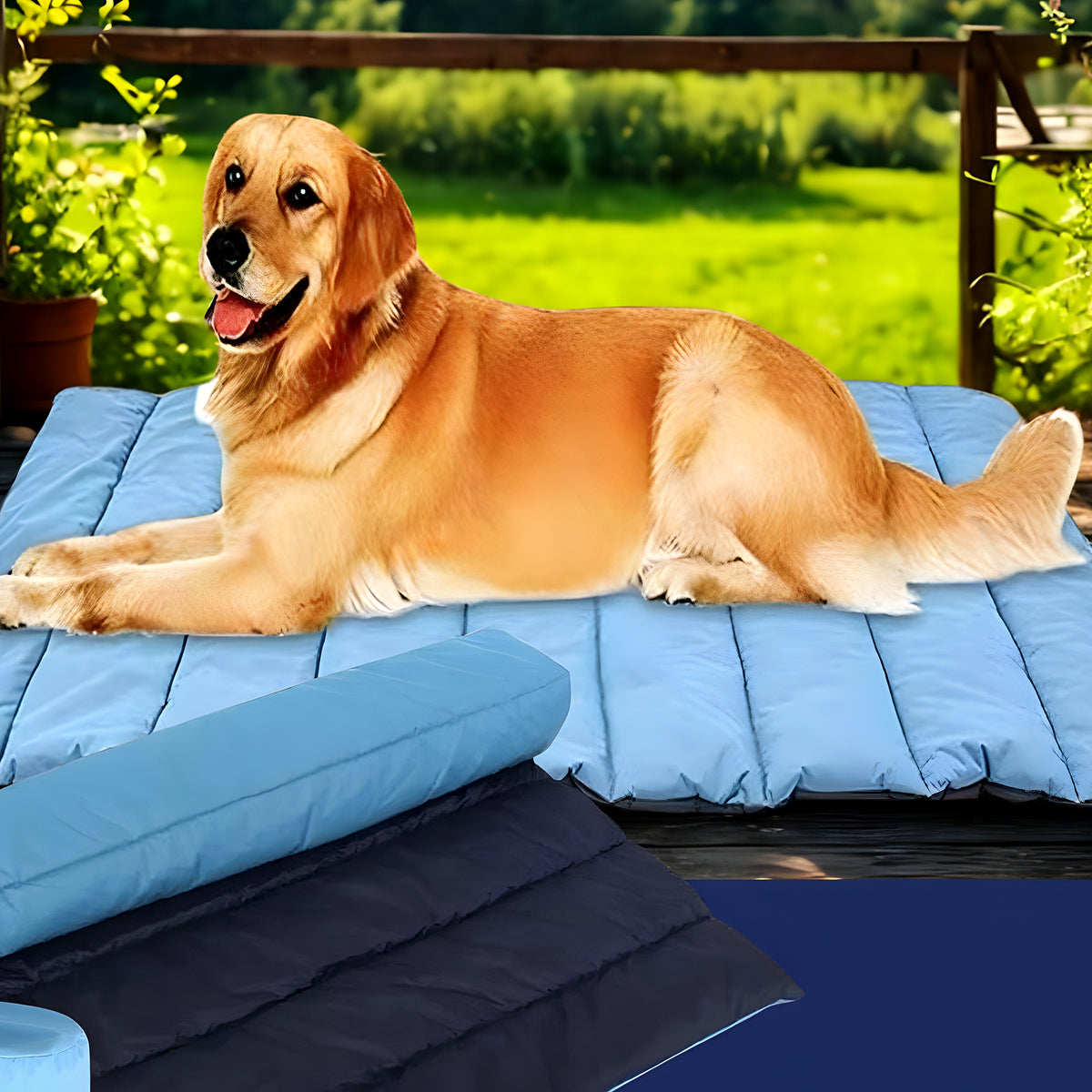 Tapis XXL imperméable avec sac de transport pour grand chien